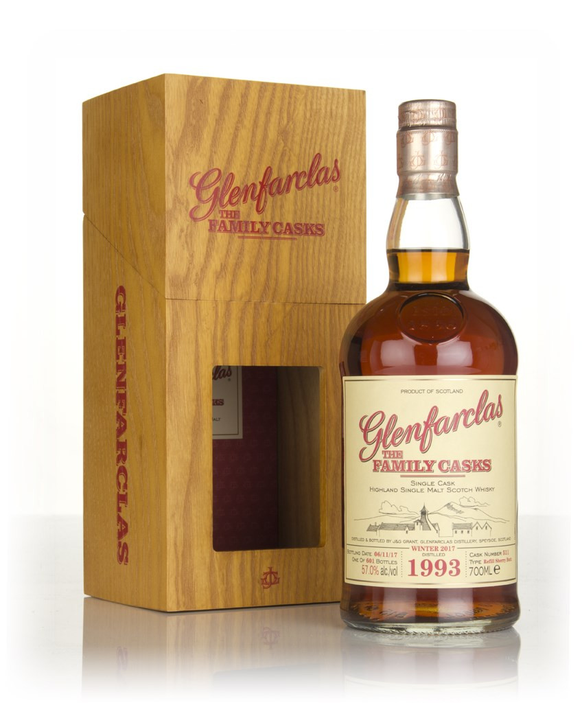 Glenfarclas 1993 (cask 511) Family Cask Winter 2017 Release