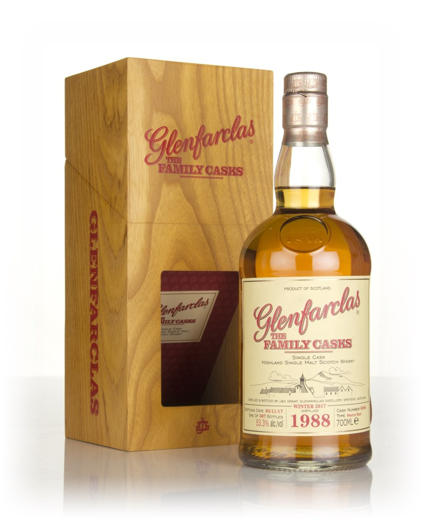 Glenfarclas 1988 (cask 6986) Family Cask Winter 2017 Release