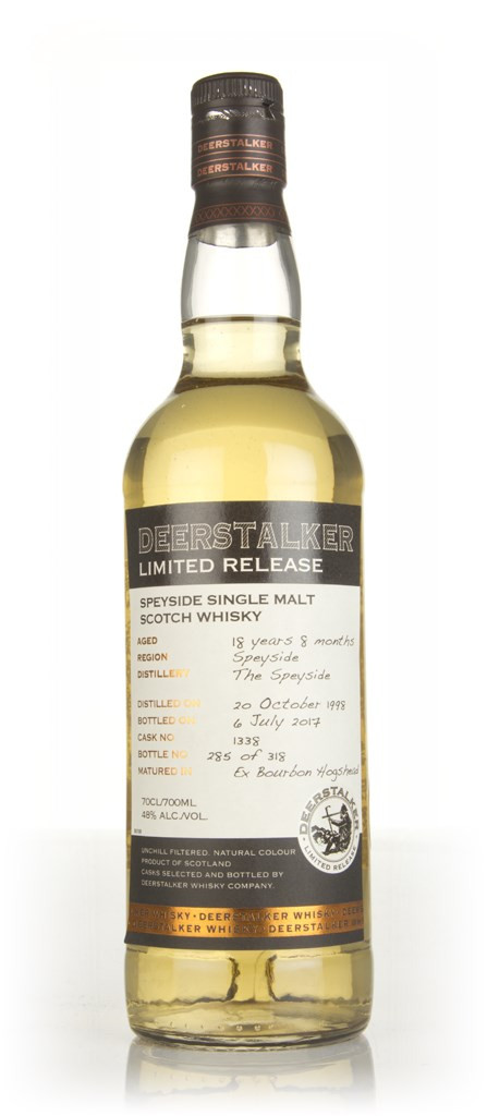 Speyside 18 Year Old 1998 (cask 1338) - Deerstalker Limited Release 70cl