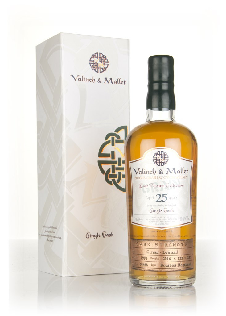 Girvan 25 Year Old 1991 (cask 54468) - Lost Drams Collection (Valinch & Mallet) 70cl