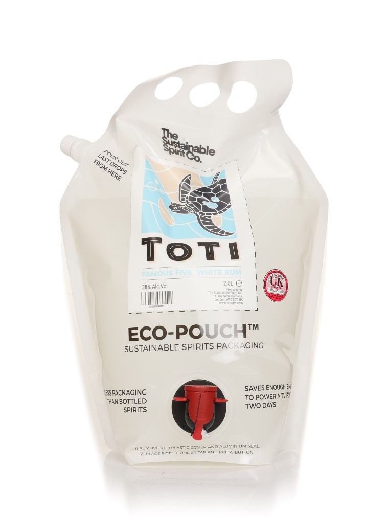 Toti White Rum Eco-Pouch (The Sustainable Spirit Co.) 280cl