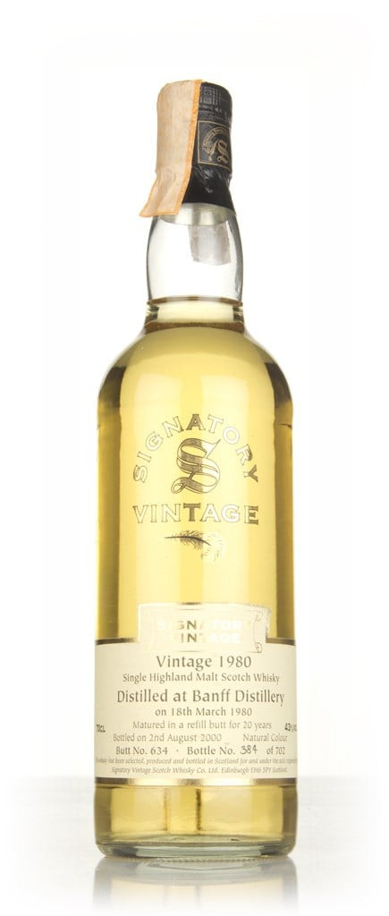 Banff 20 Year Old 1980 (cask 634) - Signatory 70cl