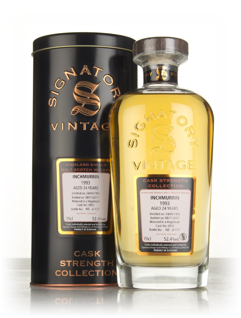 Inchmurrin 24 Year Old 1993 (cask 2855) - Cask Strength Collection (Signatory) 70cl