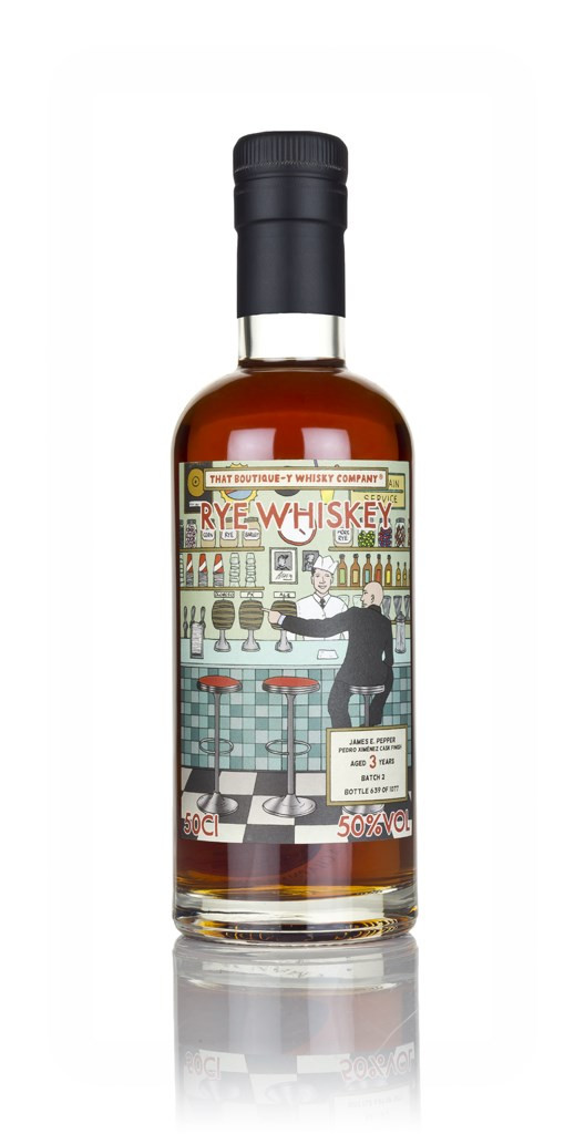James E. Pepper 3 Year Old - Pedro Ximénez Cask Finish (That Boutique-y Whisky Company) 50cl
