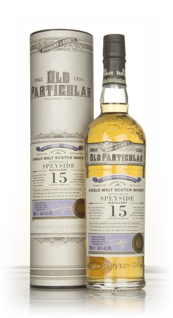 Speyside 15 Year Old 2000 (cask 11483) - Old Particular (Douglas Laing) 70cl