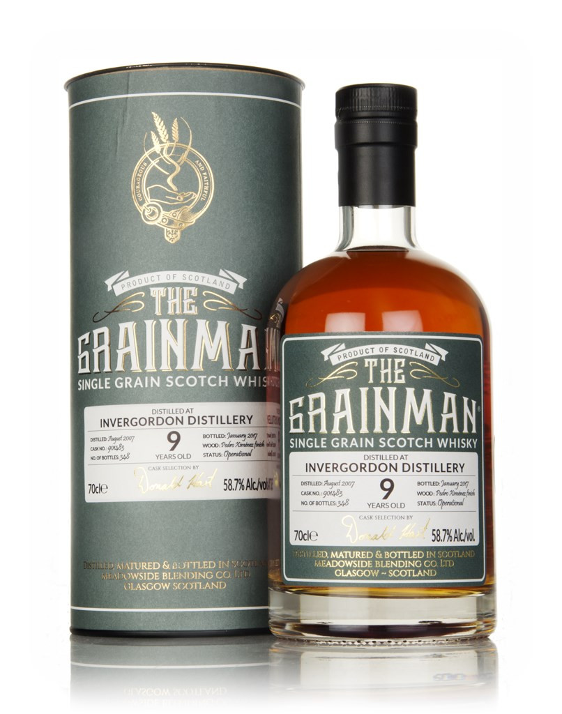 Invergordon 9 Year Old 2007 (cask 901483) (The Grainman) 70cl