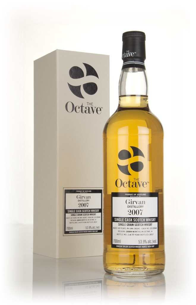 Girvan 10 Year Old 2007 (cask 2115544) - The Octave (Duncan Taylor) 70cl