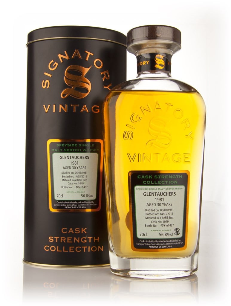 Glentauchers 30 Year Old 1981 Cask 1049 - Cask Strength Collection (Signatory) 70cl