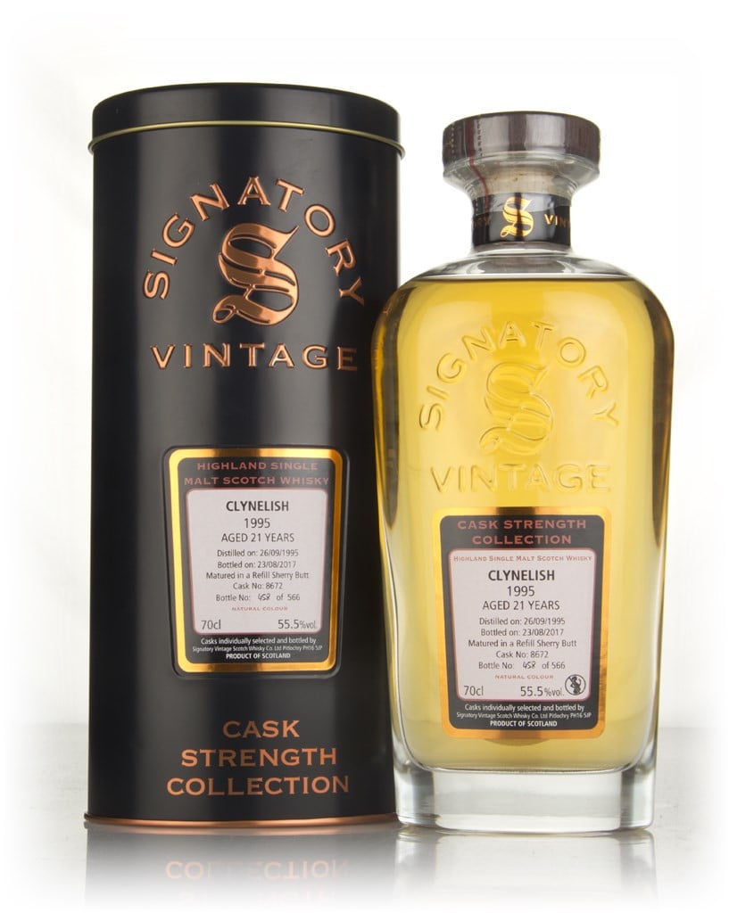Clynelish 21 Year Old 1995 (cask 8672) - Cask Strength Collection (Signatory) 70cl