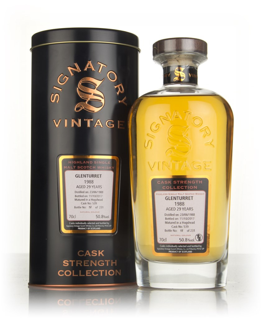 Glenturret 29 Year Old 1988 (cask 539) - Cask Strength Collection (Signatory) 70cl