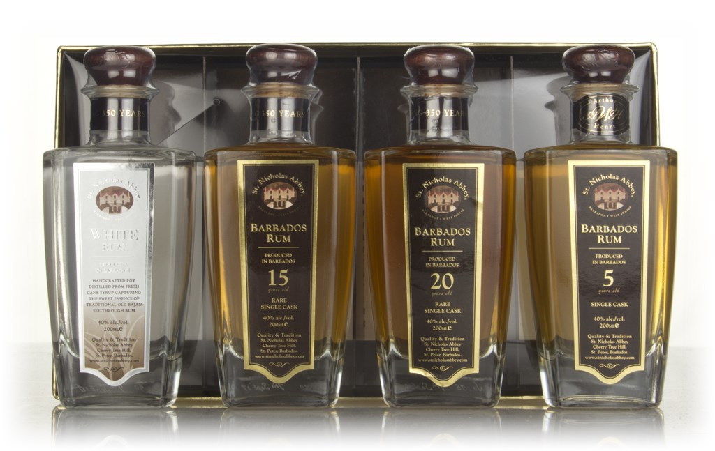 St Nicholas Abbey Rum Gift Set (4 x 200ml) 80cl