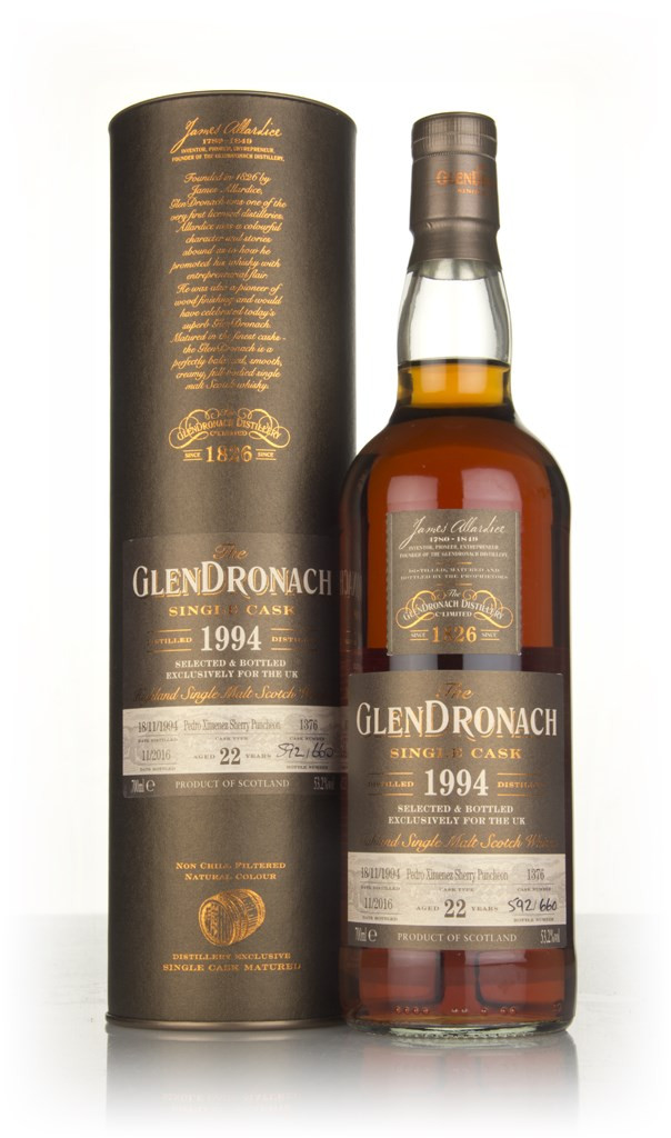 The GlenDronach 22 Year Old 1994 (cask 1376) 70cl