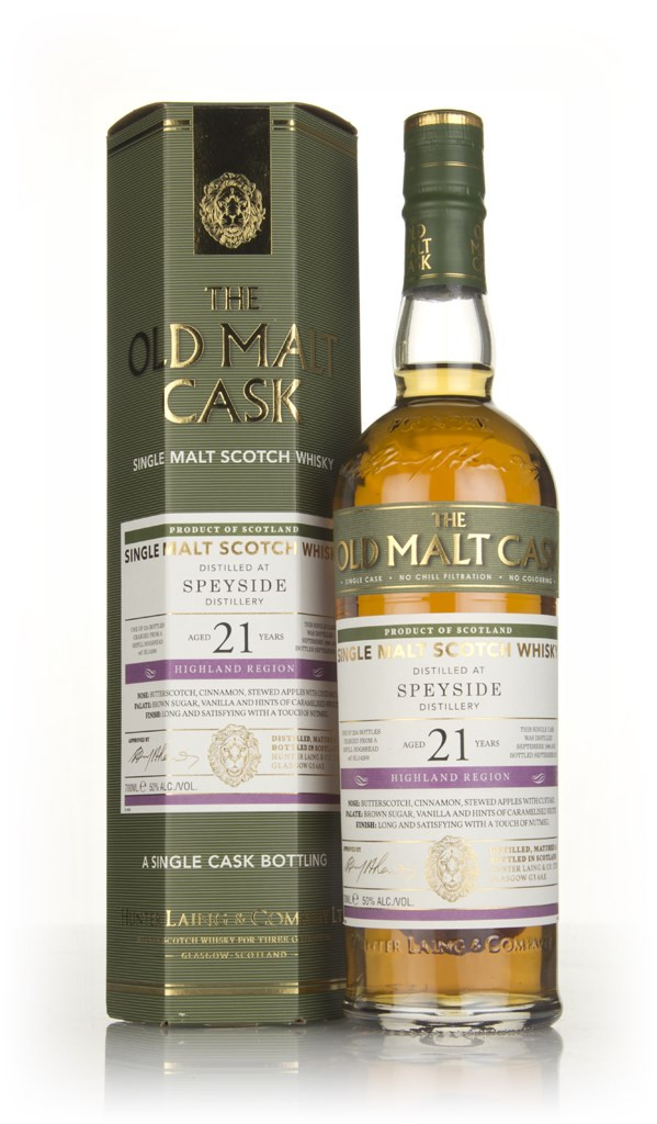 Speyside 21 Year Old 1996 (cask 14269) - Old Mask Cask (Hunter Laing) 70cl