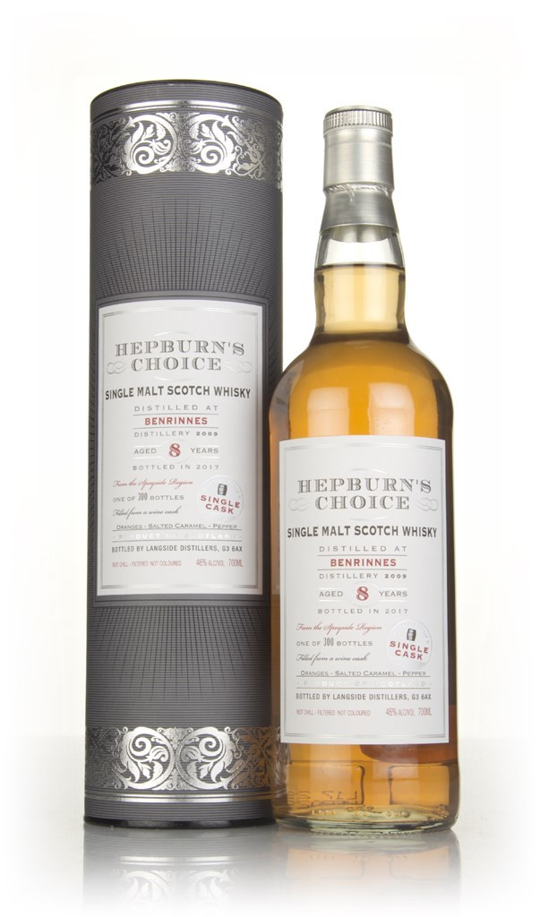 Benrinnes 8 Year Old 2009 - Hepburn's Choice (Langside) 70cl