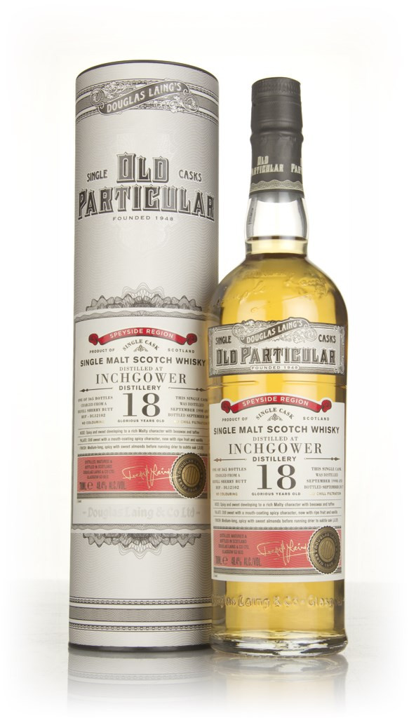 Inchgower 18 Year Old 1998 (cask 12102) - Old Particular (Douglas Laing) 70cl