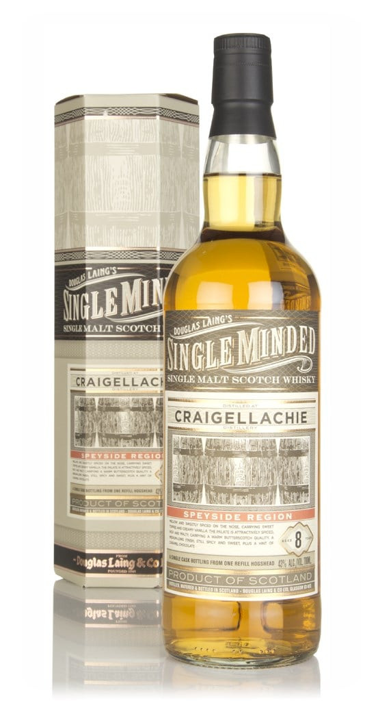 Craigellachie 8 Year Old - Single Minded (Douglas Laing) 70cl
