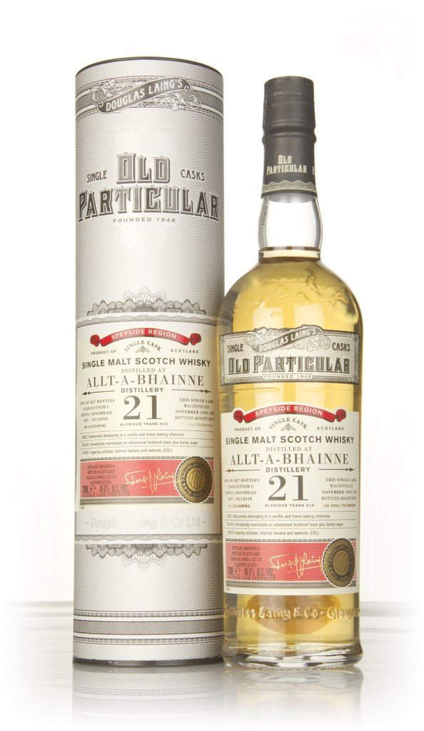 Allt-á-Bhainne 21 Year Old 1995 (cask 12038) - Old Particular (Douglas Laing) 70cl