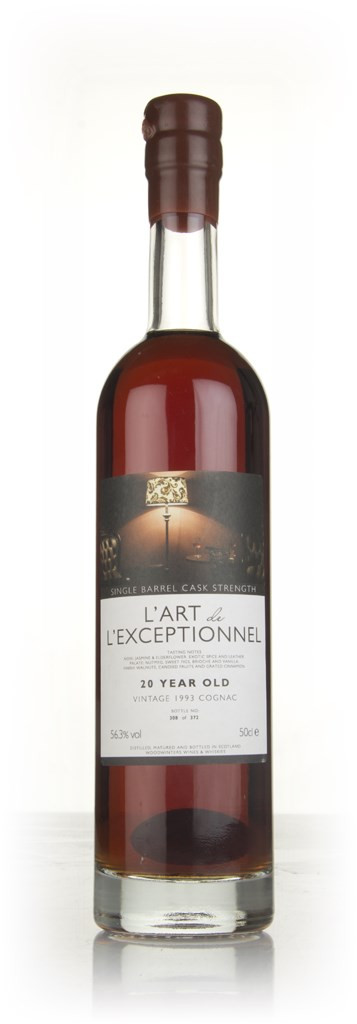 L’Art de L’Exceptionnel 20 Year Old 1993 Vintage Cognac (WoodWinters) 50cl