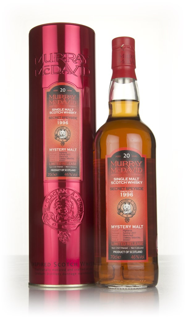 Secret Speyside 20 Year Old 1996 (cask 600007) - Mystery Malt (Murray McDavid)