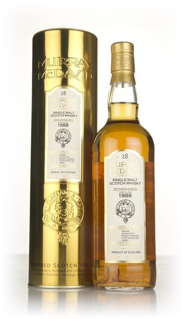 Benrinnes 28 Year Old 1988 (cask 140001) - Mission Gold (Murray McDavid) 70cl