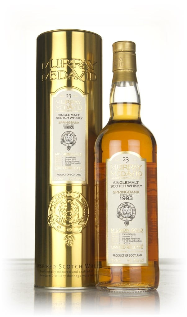 Springbank 23 Year Old 1993 (cask 150033) - Mission Gold (Murray McDavid) 70cl
