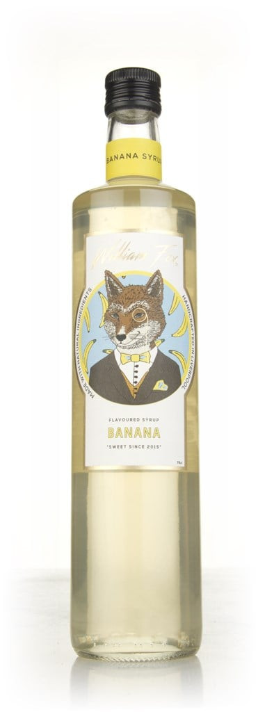 William Fox Banana Syrup 75cl