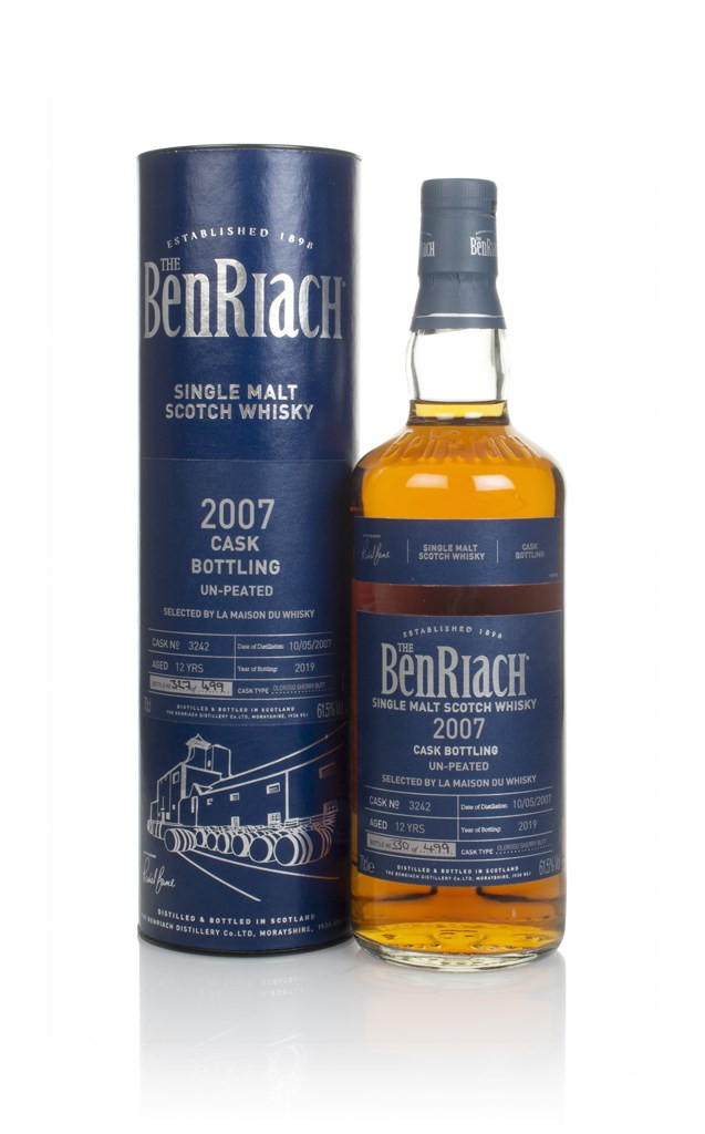 Benriach 12 Year Old 2007 (cask 3242) 70cl