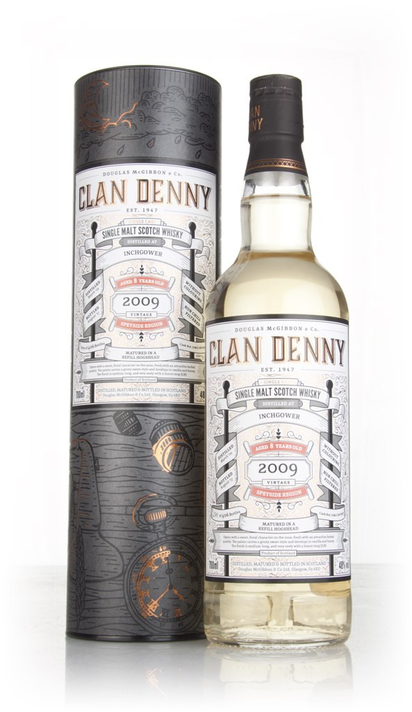 Inchgower 8 Year Old 2009 (cask 12092) - Clan Denny (Douglas Laing) 70cl