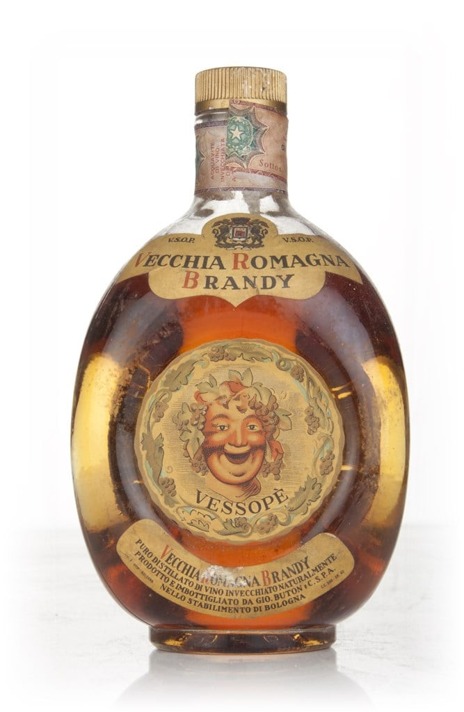 Vecchia Romagna Brandy Vessopè - 1970s 50cl