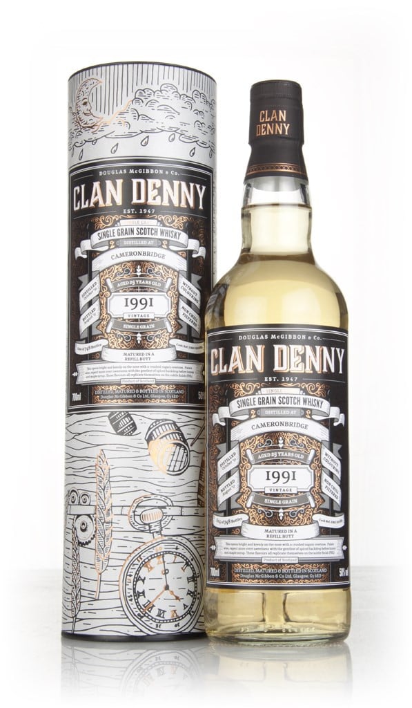 Cameronbridge 25 Year Old 1991 (cask 12086) - Clan Denny (Douglas Laing) 70cl