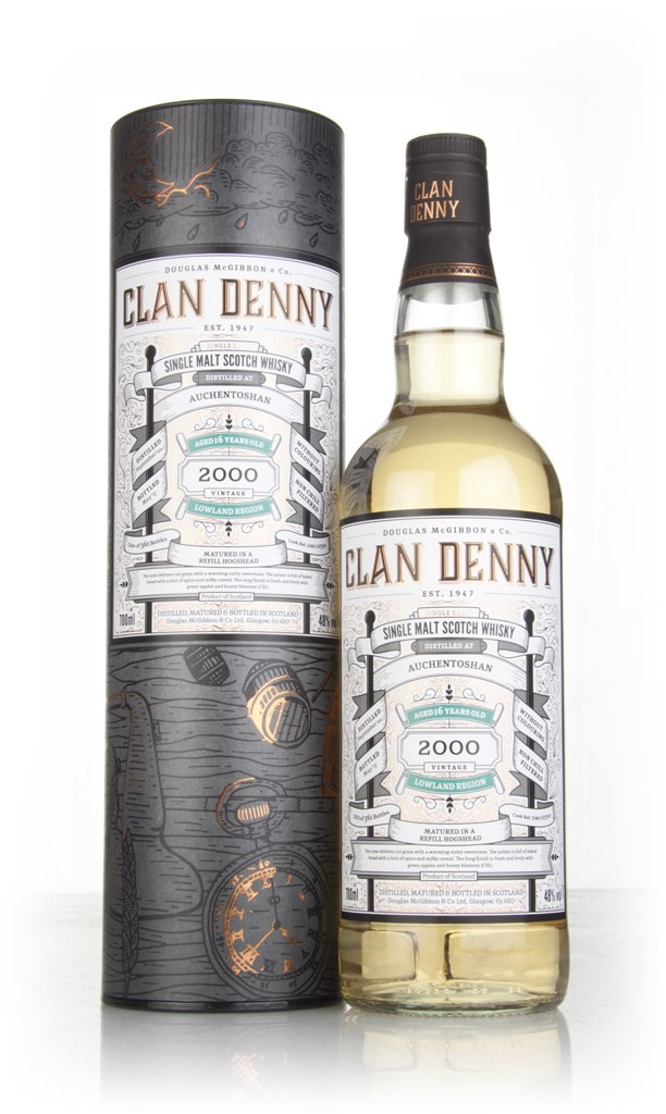 Auchentoshan 16 Year Old 2000 (cask 11750) - Clan Denny (Douglas