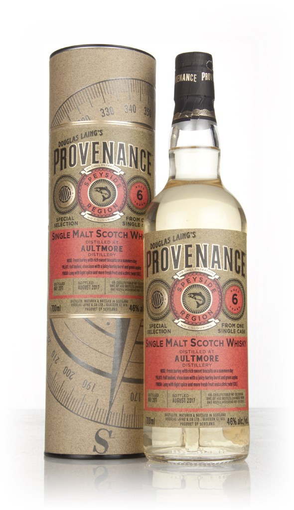 Aultmore 6 Year Old 2011 (cask 12072) - Provenance (Douglas Laing) 70cl