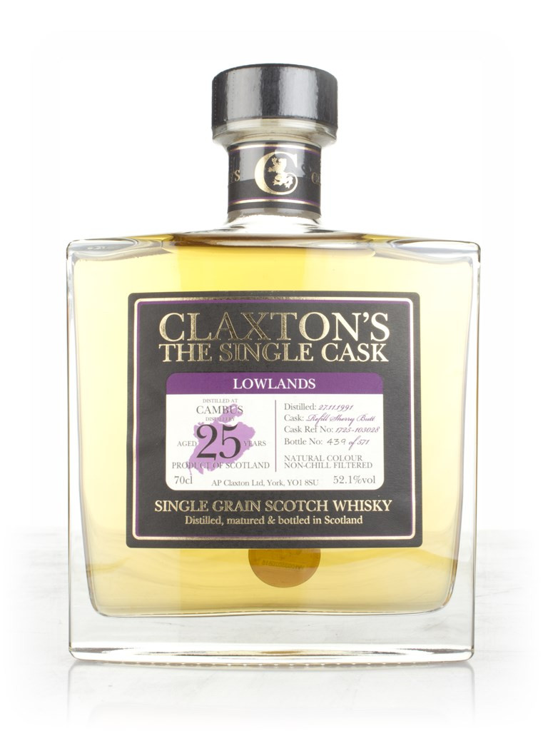 Cambus 25 Year Old 1991 - Claxton's 70cl