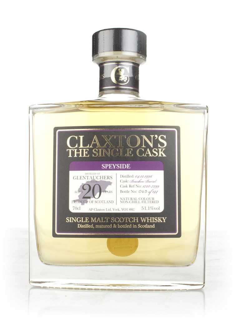 Glentauchers 20 Year Old 1996 - Claxton's 70cl