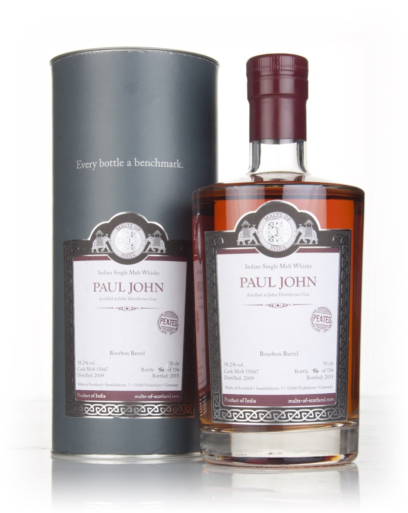 Paul John 2009 (bottled 2015) (cask 15067) - Malts of Scotland 70cl