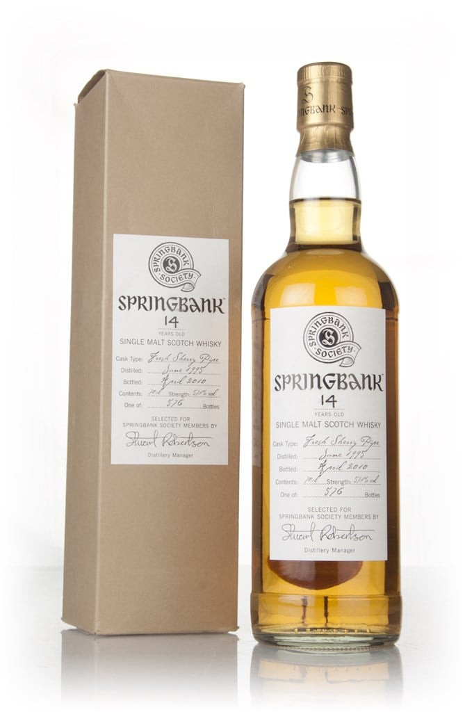 Springbank 14 Year Old 1995 - Springbank Society 70cl