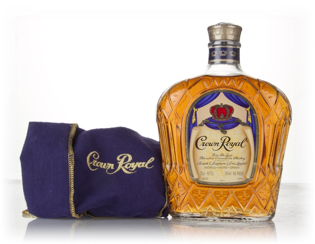 Crown Royal Canadian Whisky (No Box) - 1980s 75cl