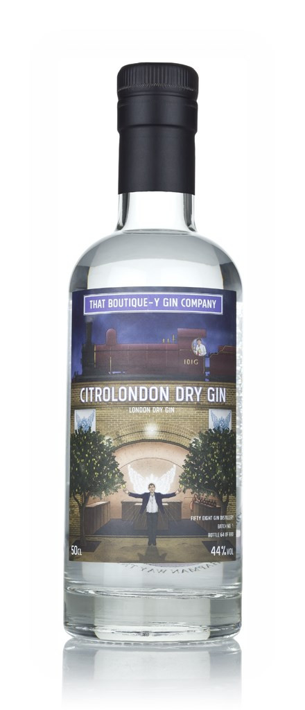 CitroLondon Dry Gin - Fifty Eight Gin Distillery (That Boutique-y Gin Company) 50cl