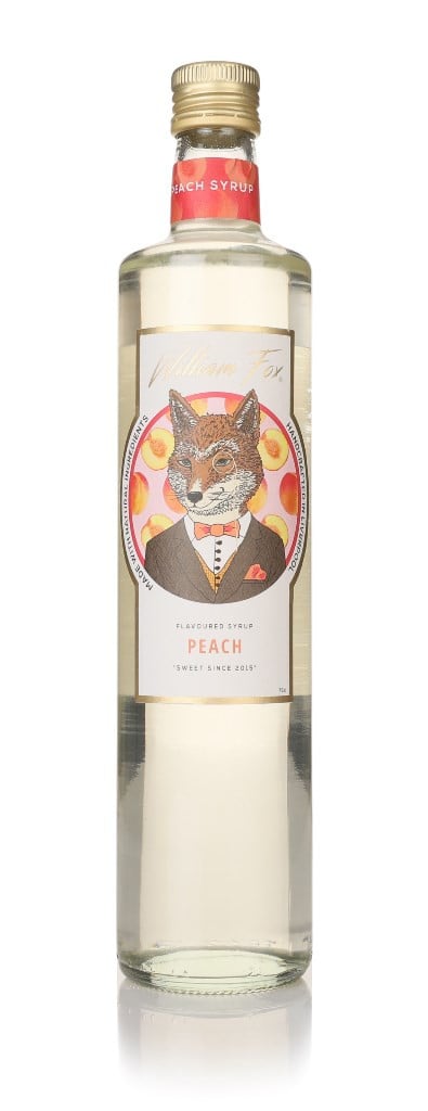 William Fox Peach Syrup 75cl