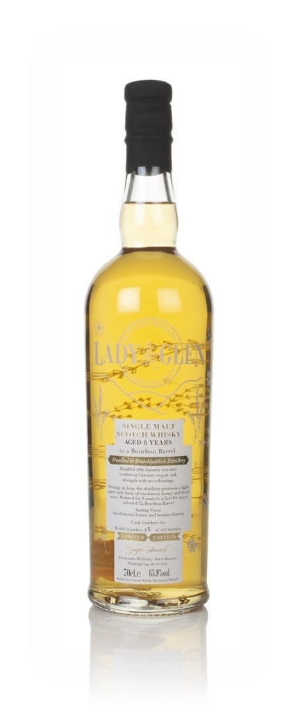 Bruichladdich 8 Year Old 2011 (cask 150) - Lady Of The Glen (Hannah Whisky Merchants) 70cl
