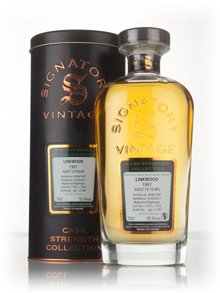 Linkwood 19 Year Old 1997 (cask 7553 & 7554) - Cask Strength Collection (Signatory) 70cl