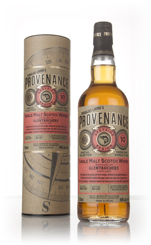 Glentauchers 10 Year Old 2007 (cask 11763) - Provenance (Douglas Laing) 70cl