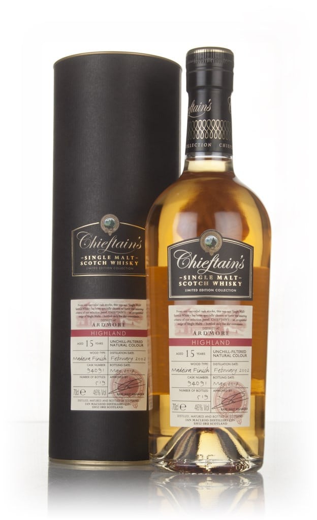 Ardmore 15 Year Old 2002 (cask 94091) - Chieftain's (Ian Macleod) 70cl