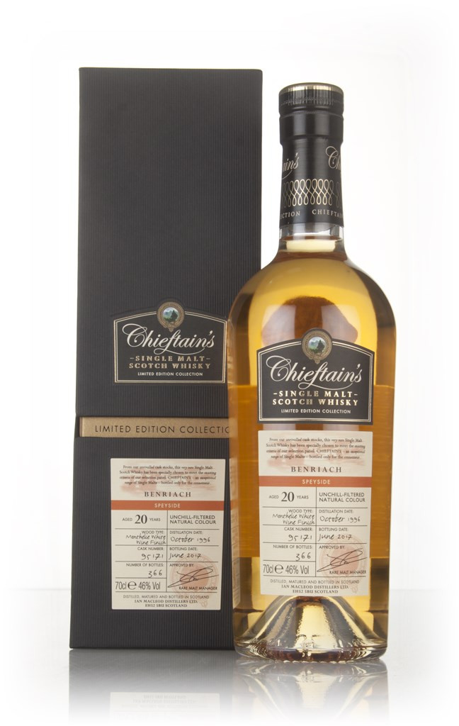 BenRiach 20 Year Old 1995 (cask 95171) - Chieftain's (Ian Macleod) 70cl