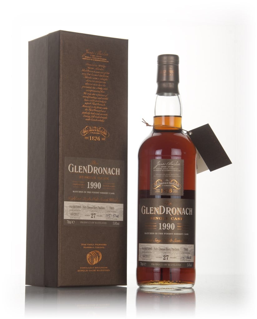 The GlenDronach 27 Year Old 1990 (cask 7005) - PX Sherry Puncheon