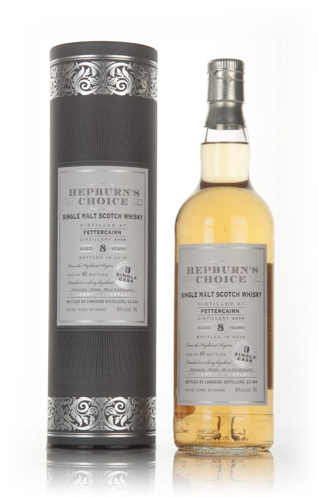 Fettercairn 8 Year Old 2008 - Hepburn's Choice 70cl