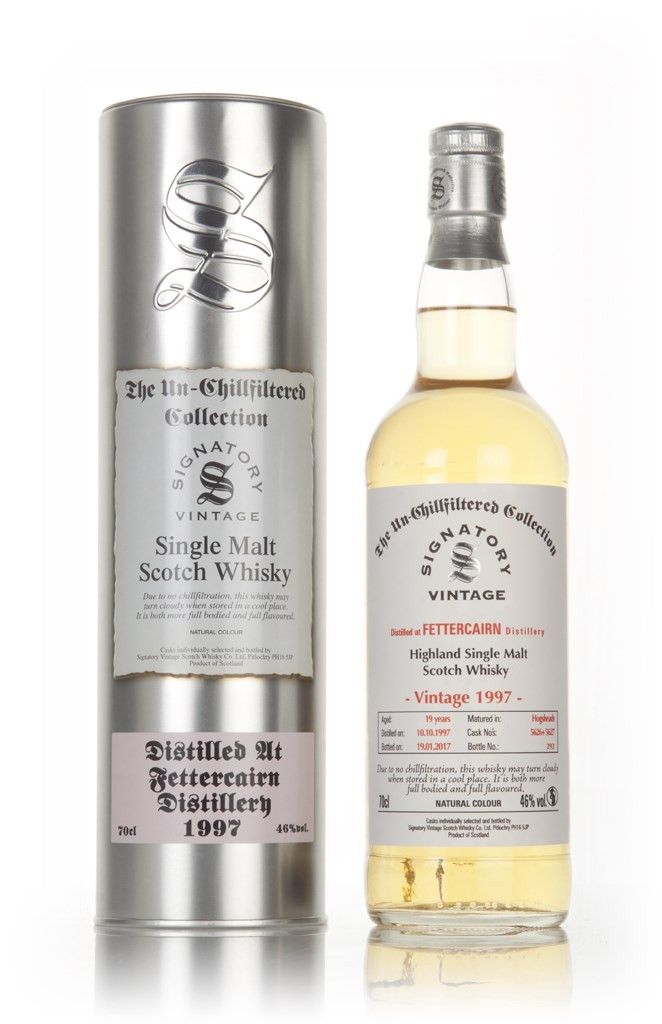 Fettercairn 19 Year Old 1997 (cask 5626 & 5627) - Un-Chillfiltered Collection (Signatory) 70cl