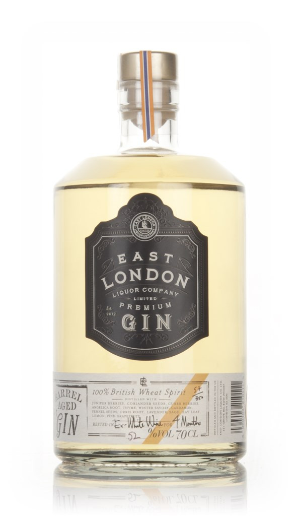 East London Liquor Company Barrel Aged Gin - Ex-White Wine Cask 70cl