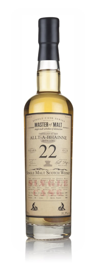 Allt-á-Bhainne 22 Year Old 1993 - Single Cask (Master of Malt) 70cl