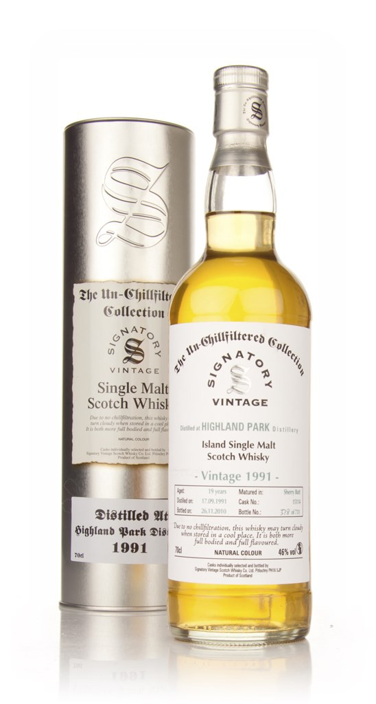 Highland Park 19 Year Old 1991 - Un-Chillfiltered (Signatory) 70cl